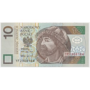 10 złotych 1994 - YF - seria zastępcza -