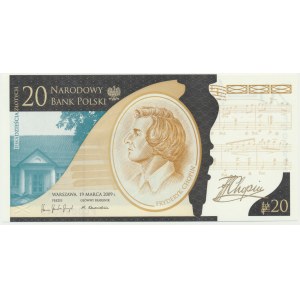 20 złotych 2010 - Fryderyk Chopin