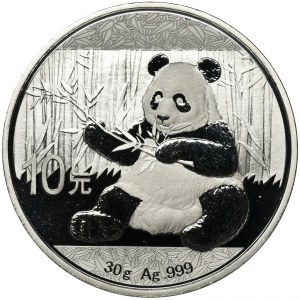 Chiny, 10 Yuan 2017 - Panda