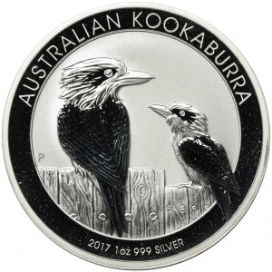 Australia, Elizabeth II, 1 Dollar 2017 - Kookaburra