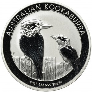Australia, Elżbieta II, 1 Dolar 2017 - Kukabura