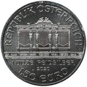 Austria, II Republic, 1,50 Euro 2020 Vienna Philharmonic