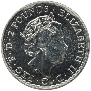 Great Britain, Elizabeth II, 2 Pounds 2017 Britannia - 1 Oz