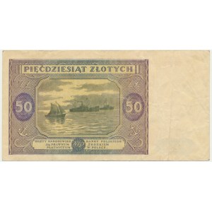 50 złotych 1946 -N- PMG 66 EPQ