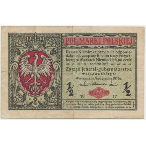 1/2 marki 1916 - Jenerał - A -