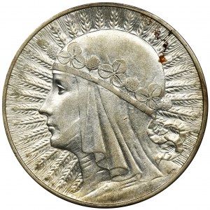 Głowa Kobiety, 10 złotych Warszawa 1933