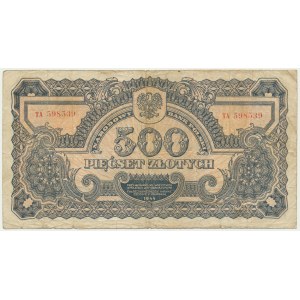500 złotych 1944 ...owym - TA - rzadki