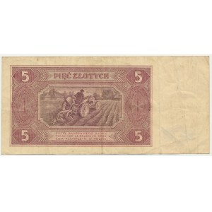 5 złotych 1948 - B -