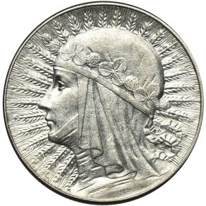 Głowa Kobiety, 5 złotych Warszawa 1934