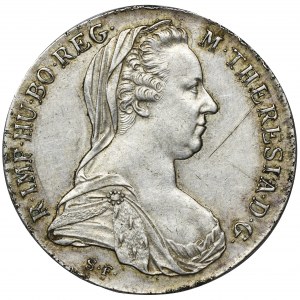 Austria, Maria Theresa, Thaler Brussels 1780 SF - RESTRIKE