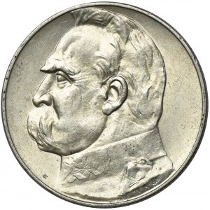 Piłsudski, 5 złotych 1938