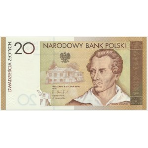 20 złotych 2009 - Juliusz Słowacki