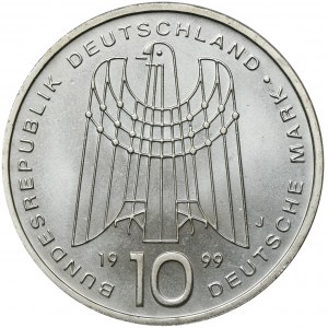 Germany, 10 Mark Hamburg 1999 J