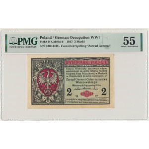 2 marki 1916 - Generał - B - PMG 55