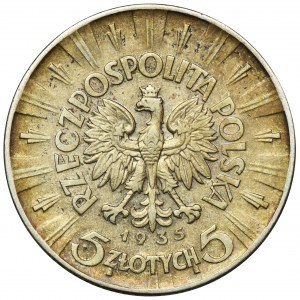 Piłsudski, 5 złotych 1935