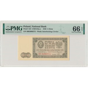 2 złote 1948 - BR - PMG 66 EPQ