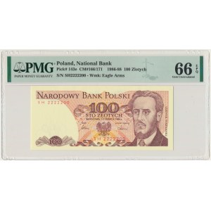 100 złotych 1986 - SH - PMG 66 EPQ
