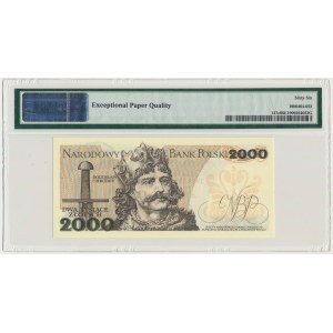 2.000 złotych 1982 - BP - PMG 66 EPQ - pierwsza seria rocznika