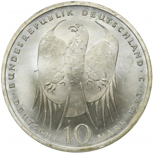 Germany, 10 Mark Hamburg 1993 J