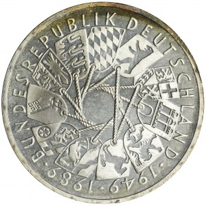 Germany, FRG, 10 Mark Karlsruhe 1989 G