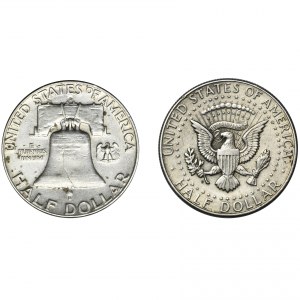 Set, USA, Half dollars 1963-1964 (2 pcs.)