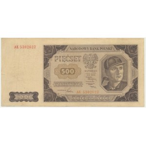 500 złotych 1948 - AY -