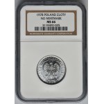 1 złoty 1978 - NGC MS66 - bez znaku mennicy