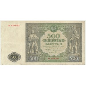 500 złotych 1946 - G -