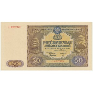 50 złotych 1946 - J -