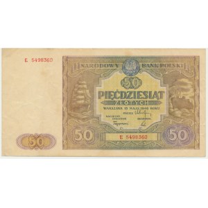 50 złotych 1946 - E -