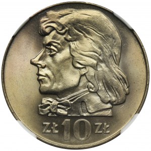 10 złotych 1969 Kościuszko - NGC MS66