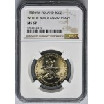 500 złotych 1989 50 rocznica Wojny Obronnej Narodu Polskiego - NGC MS67