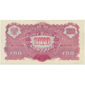 100 złotych 1944 ...owe - MA - ŁADNY