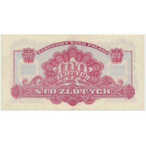 100 złotych 1944 ...owe - MA - ŁADNY