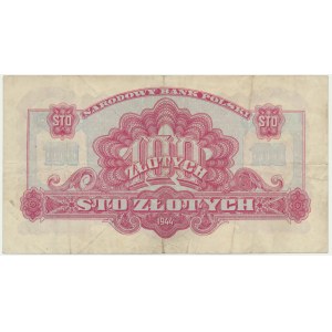 100 złotych 1944 ...owe - KE -