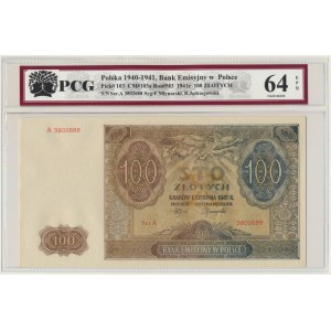 100 złotych 1941 - A - PCG 64 EPQ
