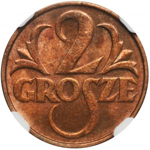 2 grosze 1935 - NGC MS64 RB