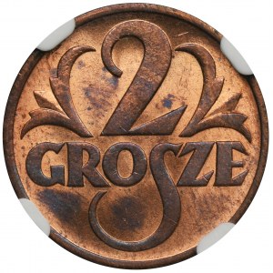 2 grosze 1938 - NGC MS65 RB