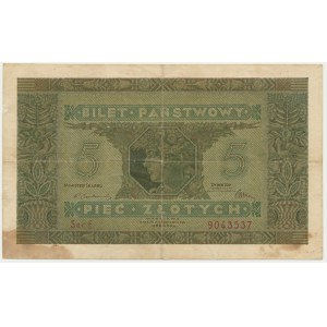 5 złotych 1926 - E -