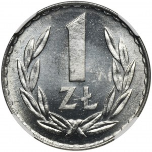 1 złoty 1977 - NGC MS66