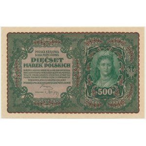 500 marek 1919 - II Serja U - ŁADNA