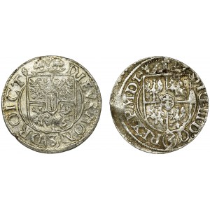 Set, Duchy of Prussia and Riga, 3 Polker (2 pcs.)