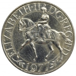 Wielka Brytania, Elżbieta II, 25 Nowych pensów 1977