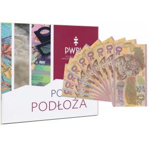 PWPW, Polskie Żubry (2019) - komplet POTĘGA PODŁOŻA z folderem (9szt)