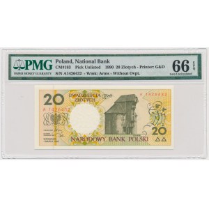 20 złotych 1990 - A - PMG 66 EPQ