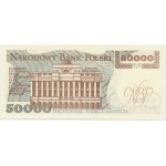 50.000 złotych 1989 - AC - ciekawy destrukt