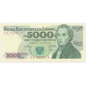 5.000 złotych 1988 - EA -