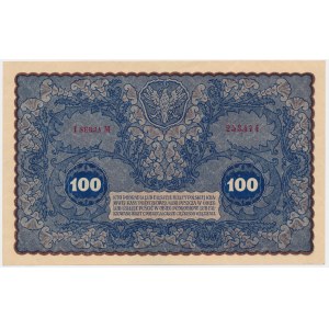 100 marek 1919 - I Serja M - RZADKA