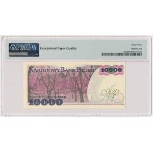10.000 złotych 1988 - W - PMG 63 EPQ - pierwsza seria rocznika