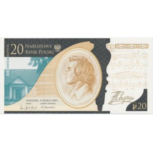 20 złotych 2010 - Fryderyk Chopin